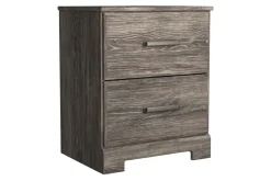 Mor Furniture Stelsie Panel Bed, Dresser, Mirror & Nightstand In Gray, Full