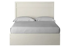 Mor Furniture Stelsie Panel Bed, Dresser, Mirror & Nightstand In Gray, Full