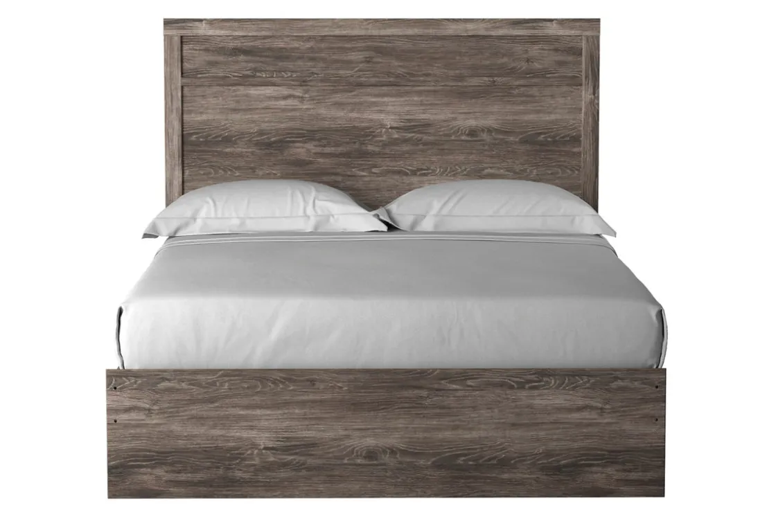 Mor Furniture Stelsie Panel Bed In Gray, Full