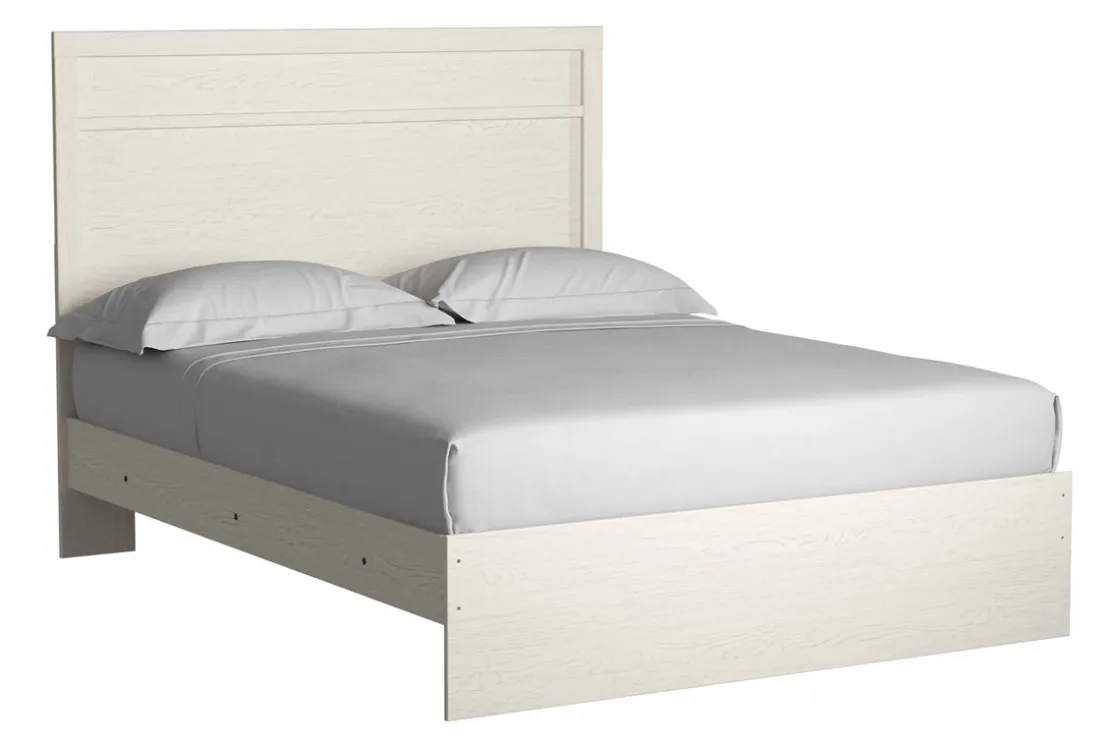 Mor Furniture Stelsie Panel Bed In Gray, Full