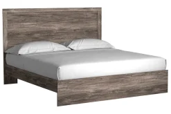 Mor Furniture Stelsie Panel Bed In Gray, Full