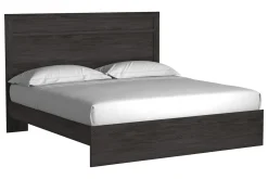 Mor Furniture Stelsie Panel Bed In Gray, Full