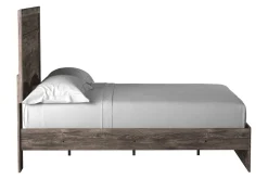 Mor Furniture Stelsie Panel Bed In Gray, Full