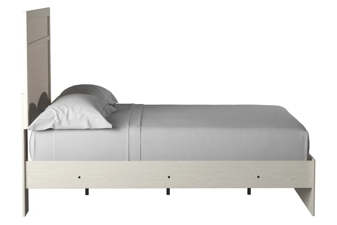 Mor Furniture Stelsie Panel Bed In Gray, Full