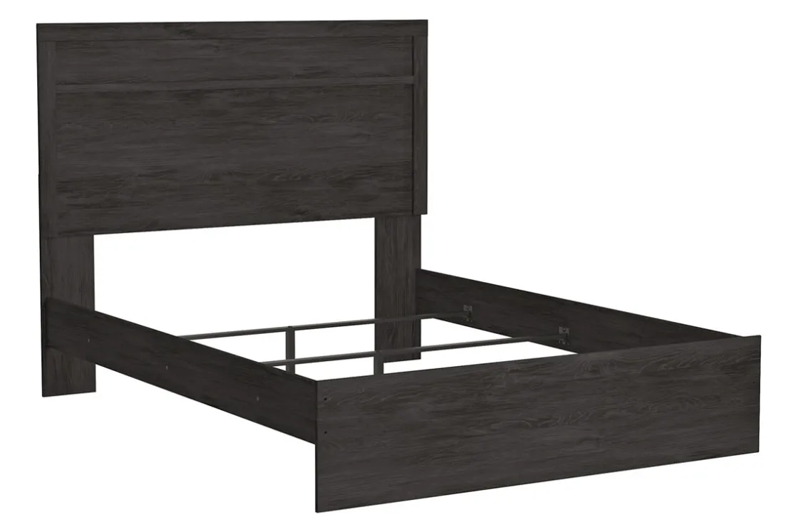 Mor Furniture Stelsie Panel Bed In Gray, Full