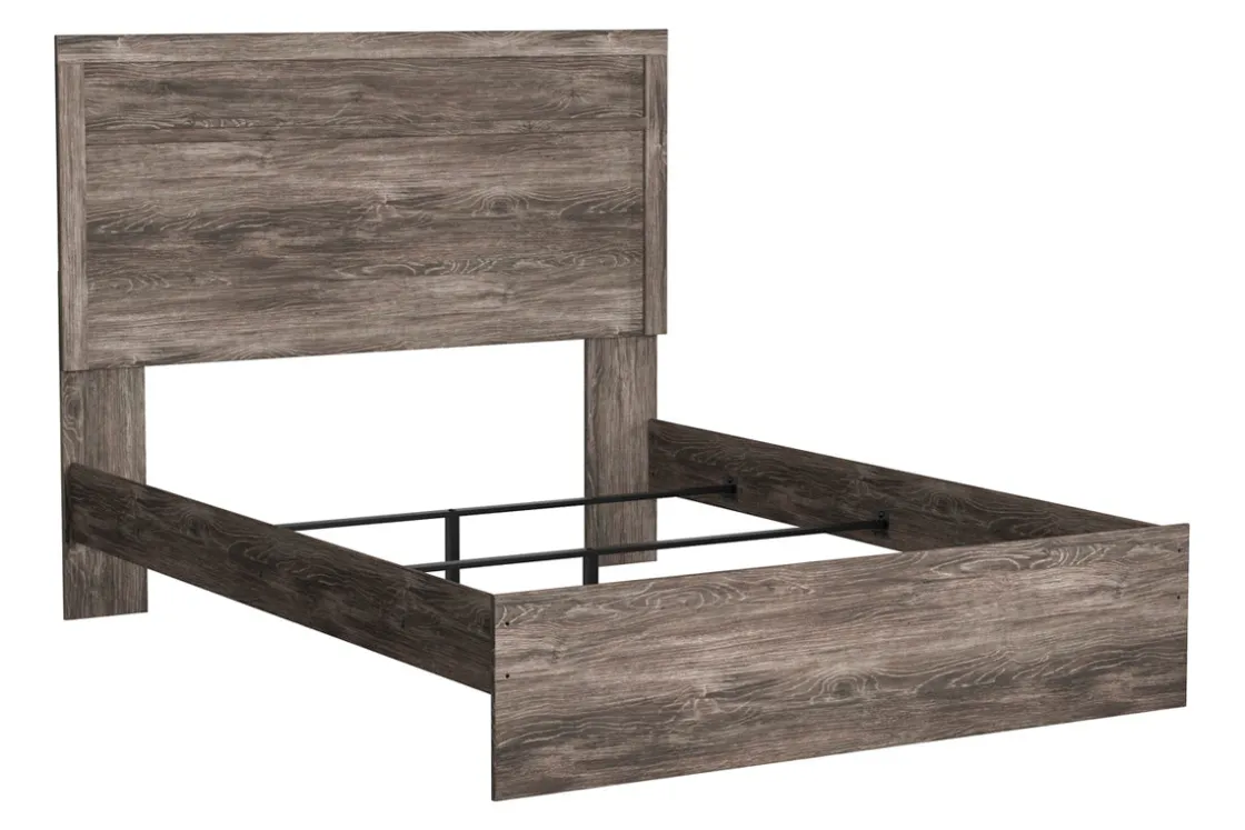 Mor Furniture Stelsie Panel Bed In Gray, Full