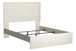 Mor Furniture Stelsie Panel Bed In Gray, Full