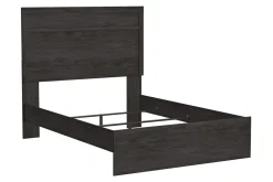 Mor Furniture Stelsie Panel Bed In Gray, Full