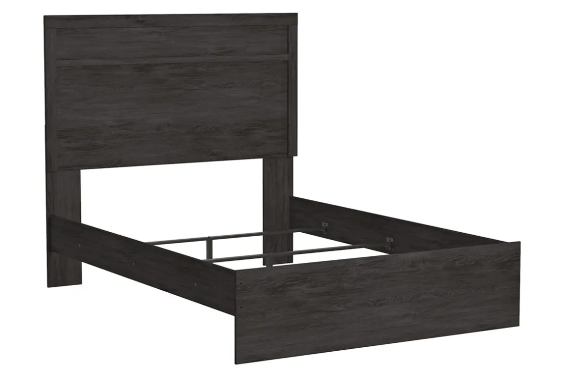 Mor Furniture Stelsie Panel Bed In Gray, Full