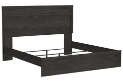 Mor Furniture Stelsie Panel Bed In Gray, Full