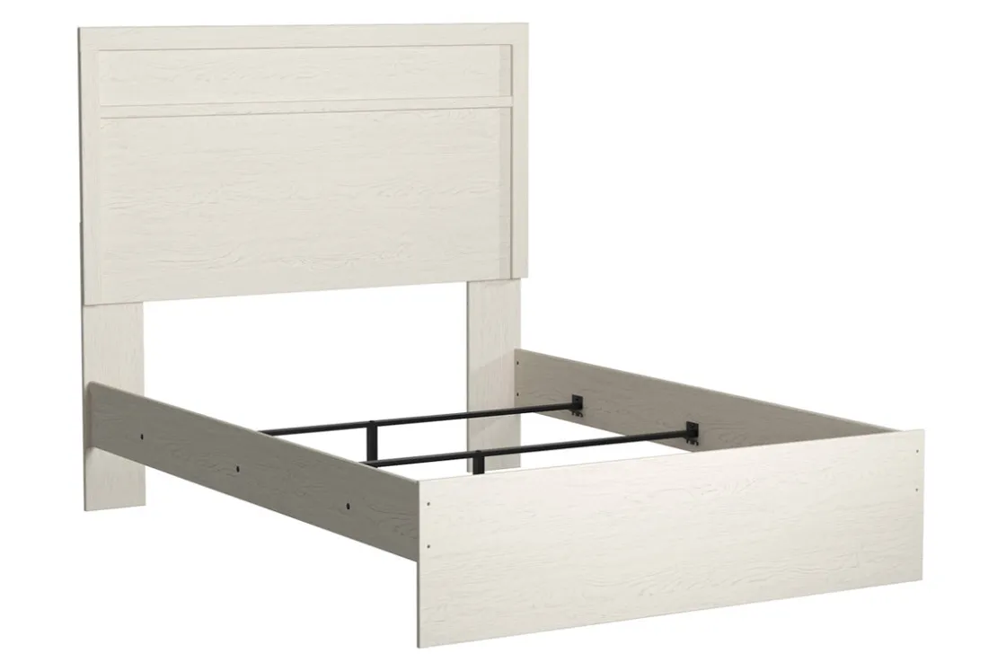 Mor Furniture Stelsie Panel Bed In Gray, Full
