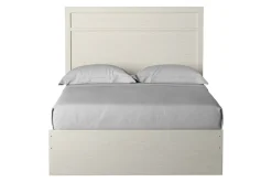 Mor Furniture Stelsie Panel Bed In Gray, Full