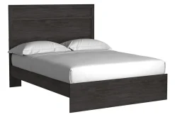 Mor Furniture Stelsie Panel Bed In Gray, Full