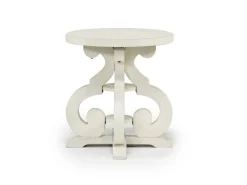 Mor Furniture Stone Round End Table In