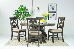 Mor Furniture Stone Side Chair In , Upholstered Slat