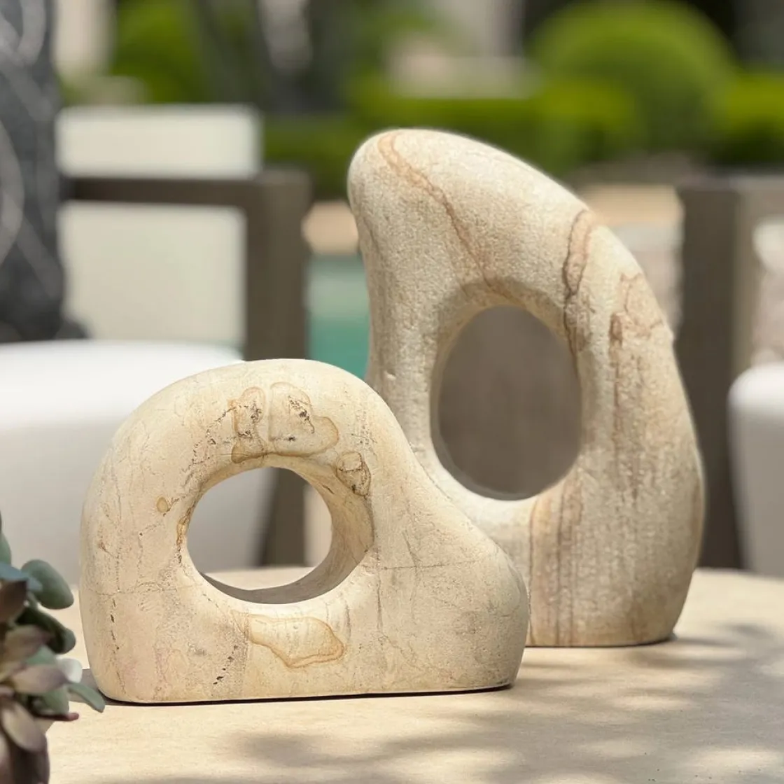 Mor Furniture Stoneflow Sculpture, Set Of 2