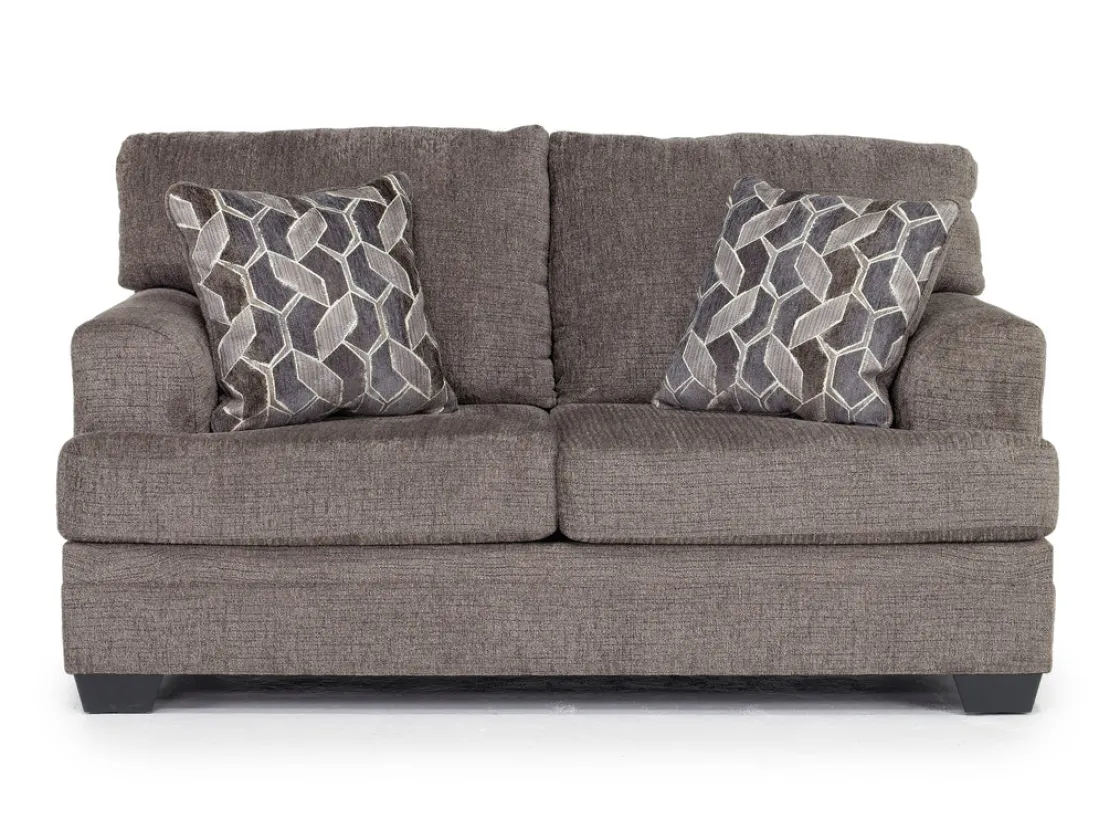 Mor Furniture Stonemeade Loveseat In Nutmeg