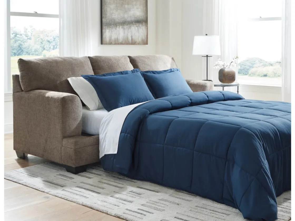 Mor Furniture Stonemeade Queen Sleeper In Nutmeg