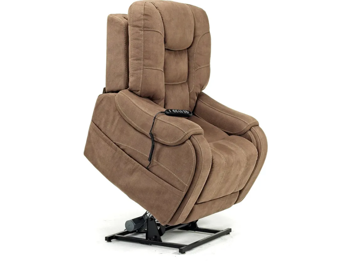 Mor Furniture Str 3 Power Lift Chair W/ Wireless Charger In Gunmetal