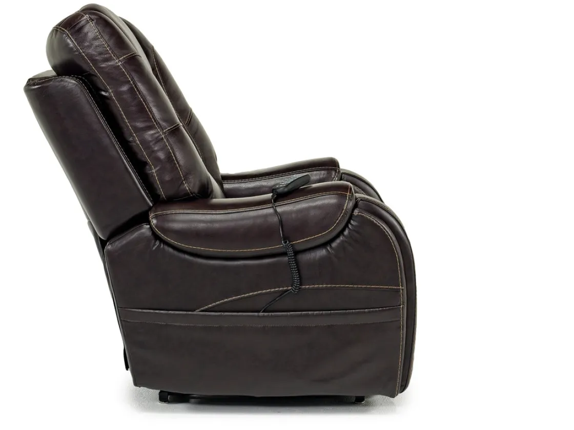Mor Furniture Str 3 Power Lift Chair W/ Wireless Charger In Gunmetal