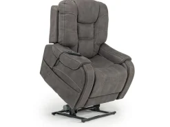 Mor Furniture Str 3 Power Lift Chair W/ Wireless Charger In Gunmetal