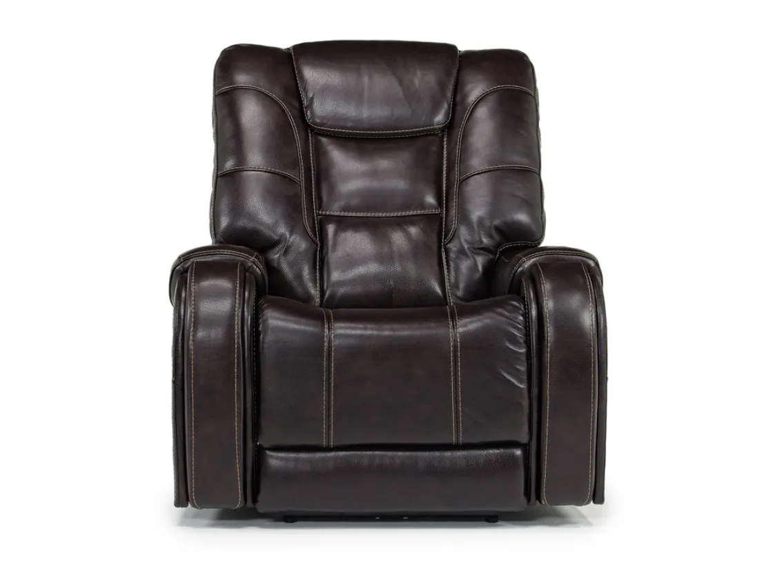 Mor Furniture Str 3 Power Recliner W/ Wireless Charger In Gunmetal