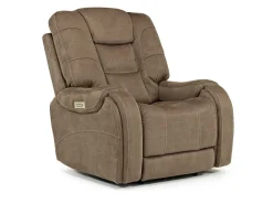 Mor Furniture Str 3 Power Recliner W/ Wireless Charger In Gunmetal
