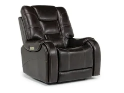 Mor Furniture Str 3 Power Recliner W/ Wireless Charger In Gunmetal