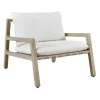 Mor Furniture Strapped Outdoor Lounge Chair In Honey