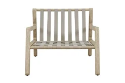 Mor Furniture Strapped Outdoor Lounge Chair In Honey