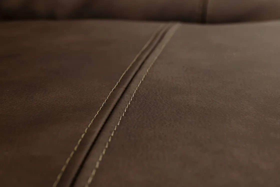 Mor Furniture Stratus 5 Piece Sectional In Aline Saddle Leather