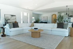 Mor Furniture Stratus 6 Piece Sectional In Aline Saddle Leather