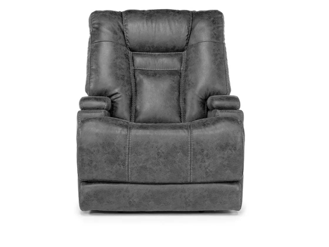 Mor Furniture Stt 3 Power Recliner W/ Wireless Charger In Mushroom