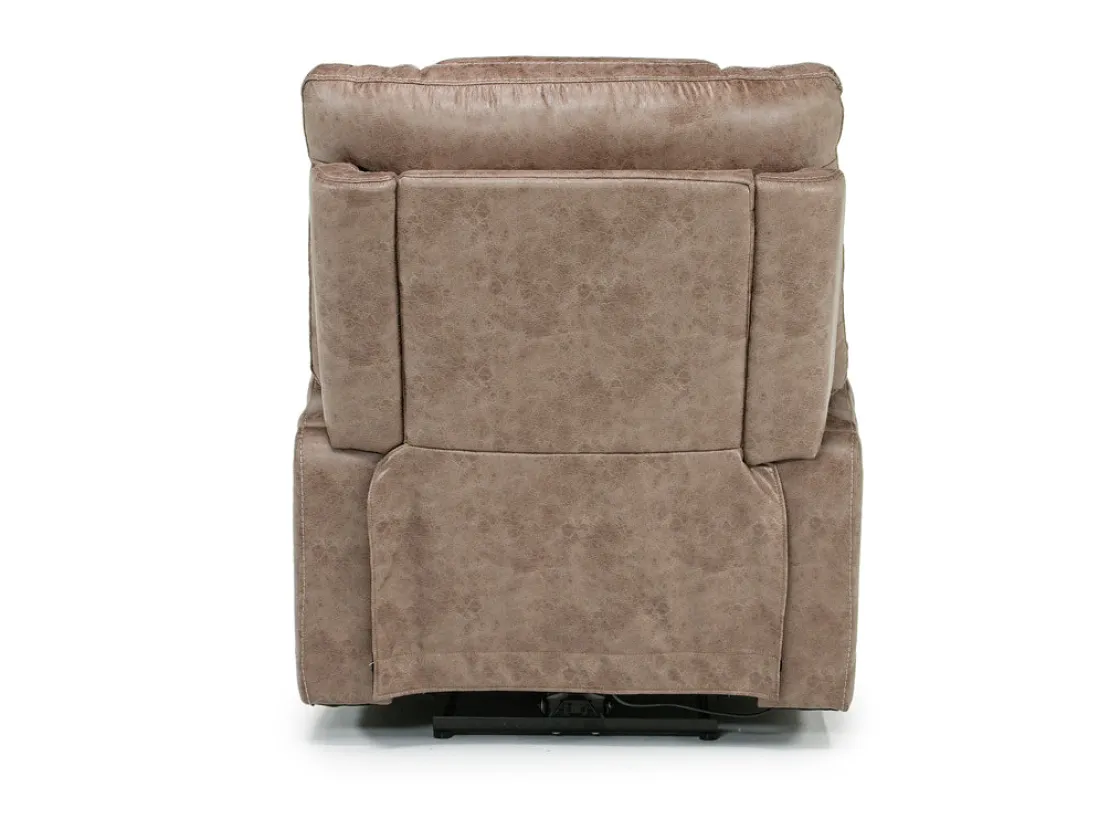 Mor Furniture Stt 3 Power Recliner W/ Wireless Charger In Mushroom