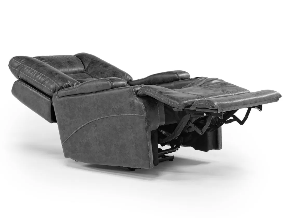 Mor Furniture Stt 3 Power Recliner W/ Wireless Charger In Mushroom