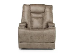 Mor Furniture Stt 3 Power Recliner W/ Wireless Charger In Mushroom