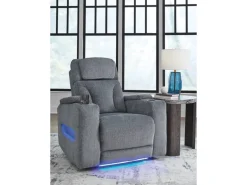 Mor Furniture Studio Cave 2 Power Recliner In Steel