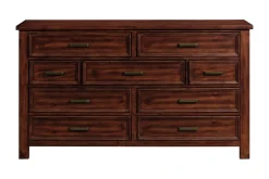 Mor Furniture Sullivan Dresser In Rich Cherry
