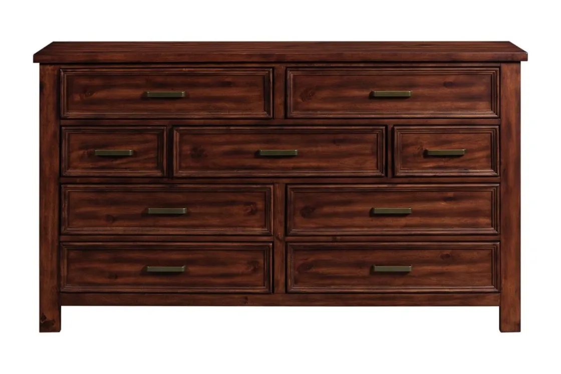 Mor Furniture Sullivan Dresser In Rich Cherry