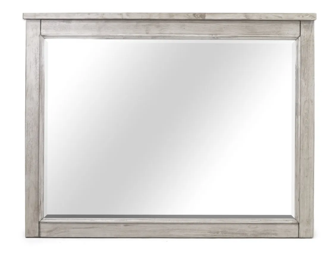 Mor Furniture Sullivan Mirror In Drift Gray