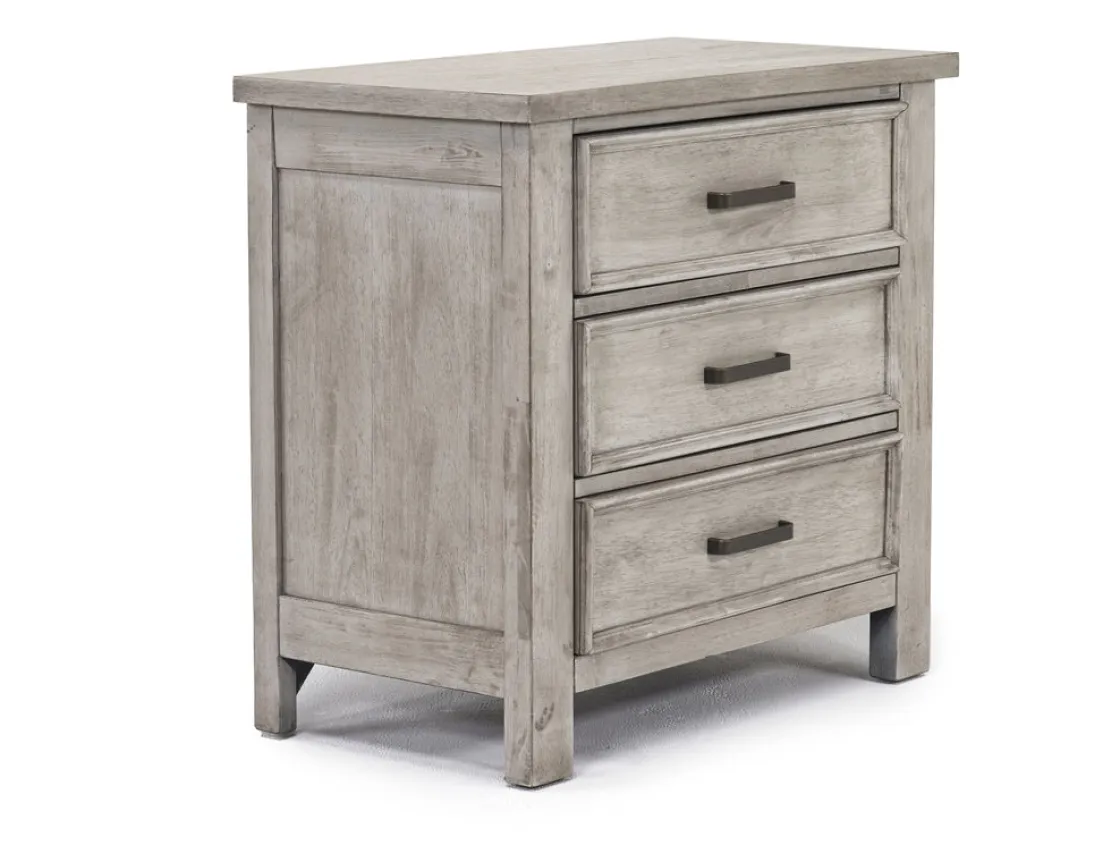 Mor Furniture Sullivan Nightstand In Drift Gray