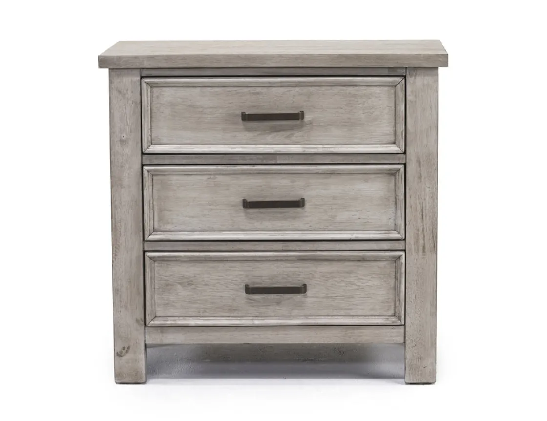 Mor Furniture Sullivan Nightstand In Drift Gray