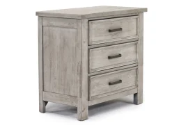 Mor Furniture Sullivan Panel Bed W/ Storage, Dresser, Mirror & Nightstand In Drift Gray, Queen