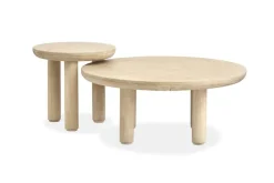 Mor Furniture Sunset Cove Nesting Coffee Tables In Sanibel Brown