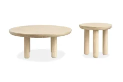 Mor Furniture Sunset Cove Nesting Coffee Tables In Sanibel Brown