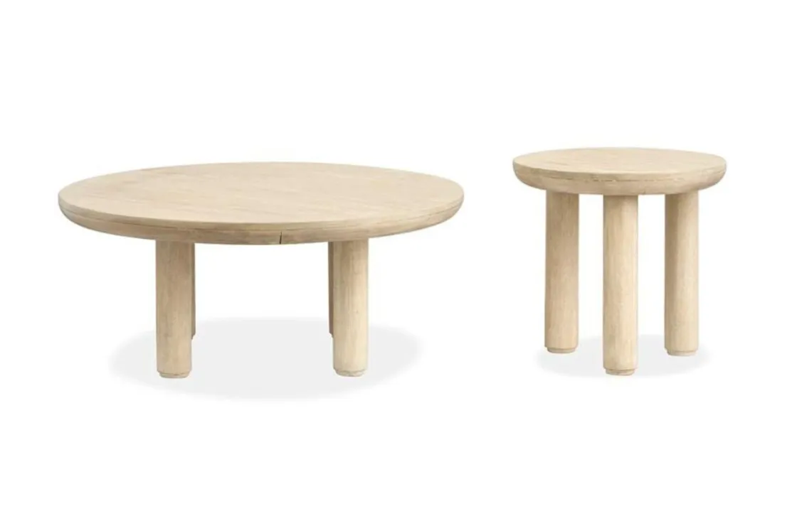 Mor Furniture Sunset Cove Nesting Coffee Tables In Sanibel Brown