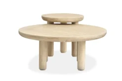 Mor Furniture Sunset Cove Nesting Coffee Tables In Sanibel Brown