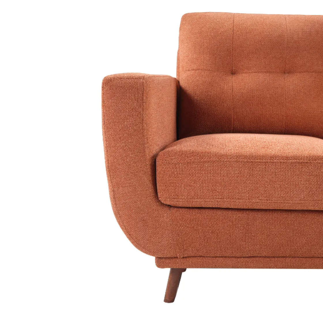 Mor Furniture Sussex Loveseat In Orange