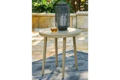 Mor Furniture Swiss Valley Outdoor End Table In Beige