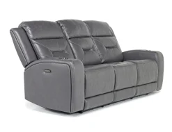 Mor Furniture Tahoe 2 Power Sofa In Charcoal